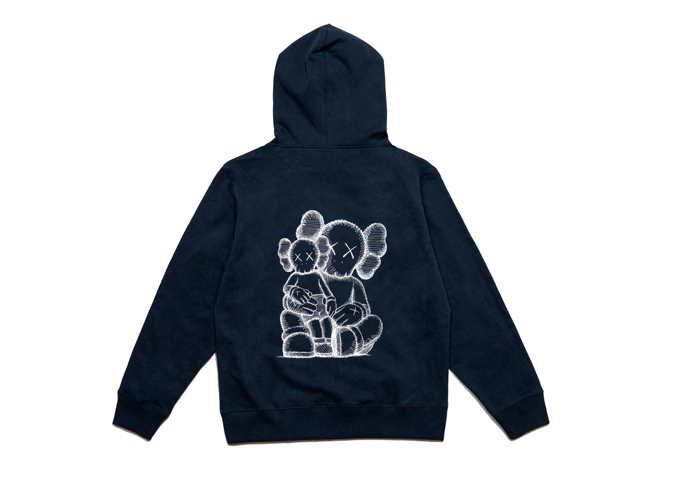 KAWS Holiday Changbai Mountain Zip Up Hoodie Navy