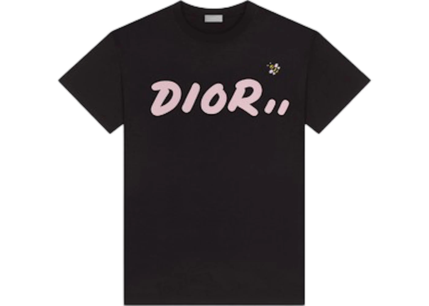 KAWS x Dior Logo T-shirt Black