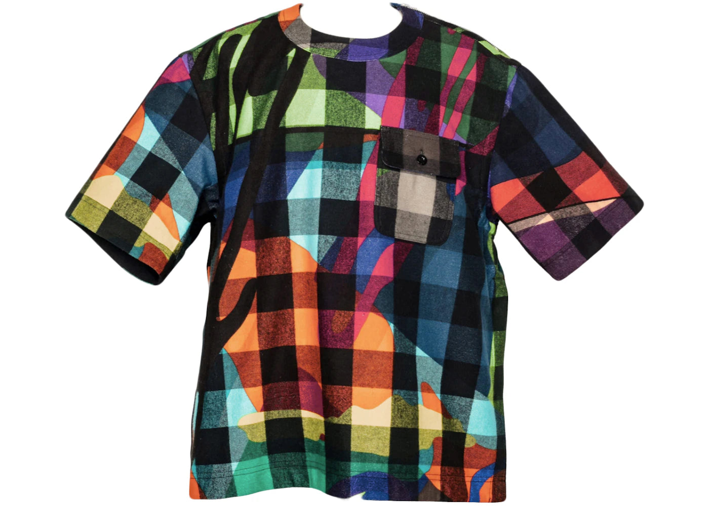KAWS x Sacai Plaid Pullover Multi