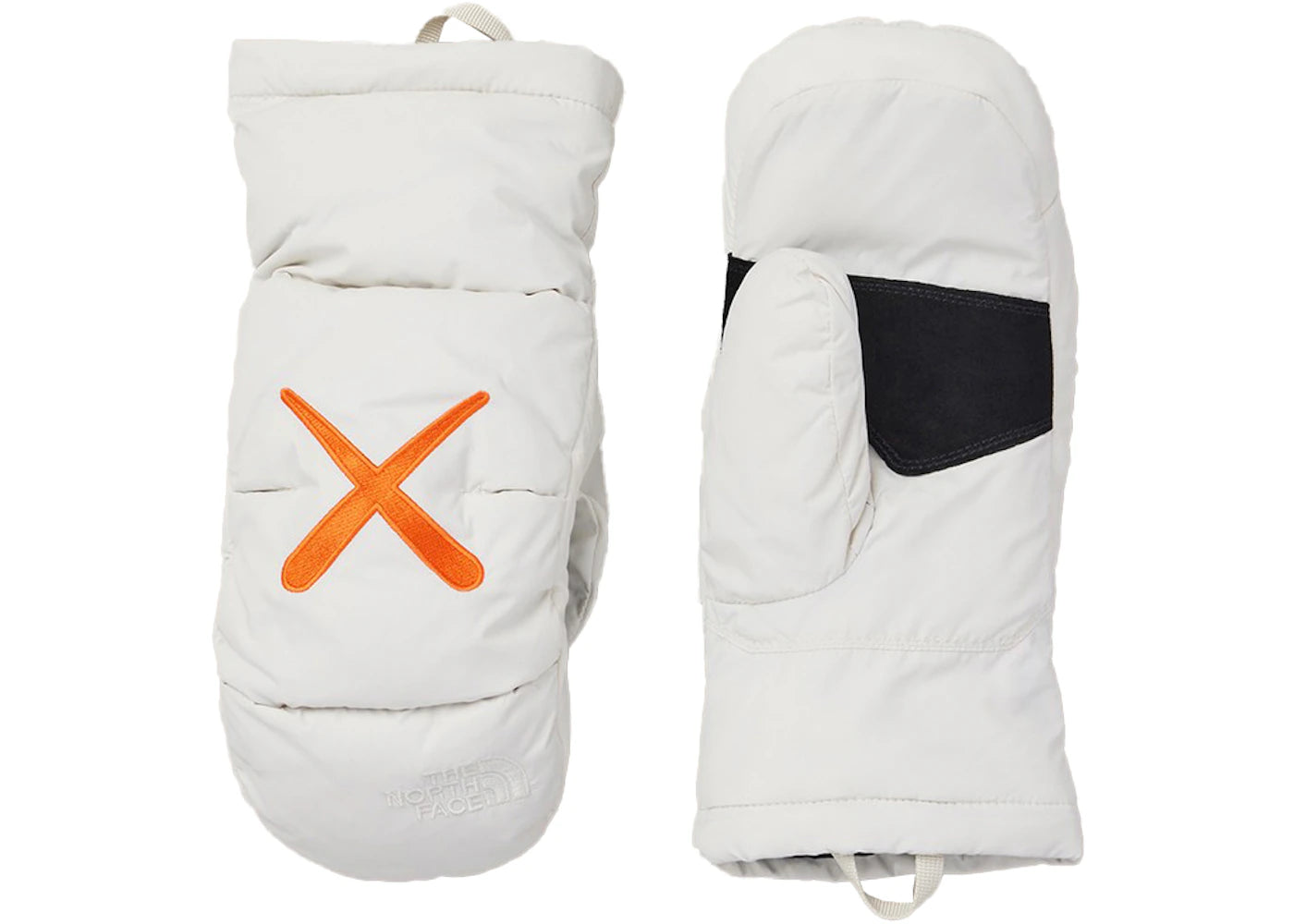 KAWS x The North Face Nuptse Mitt Moonlight Ivory