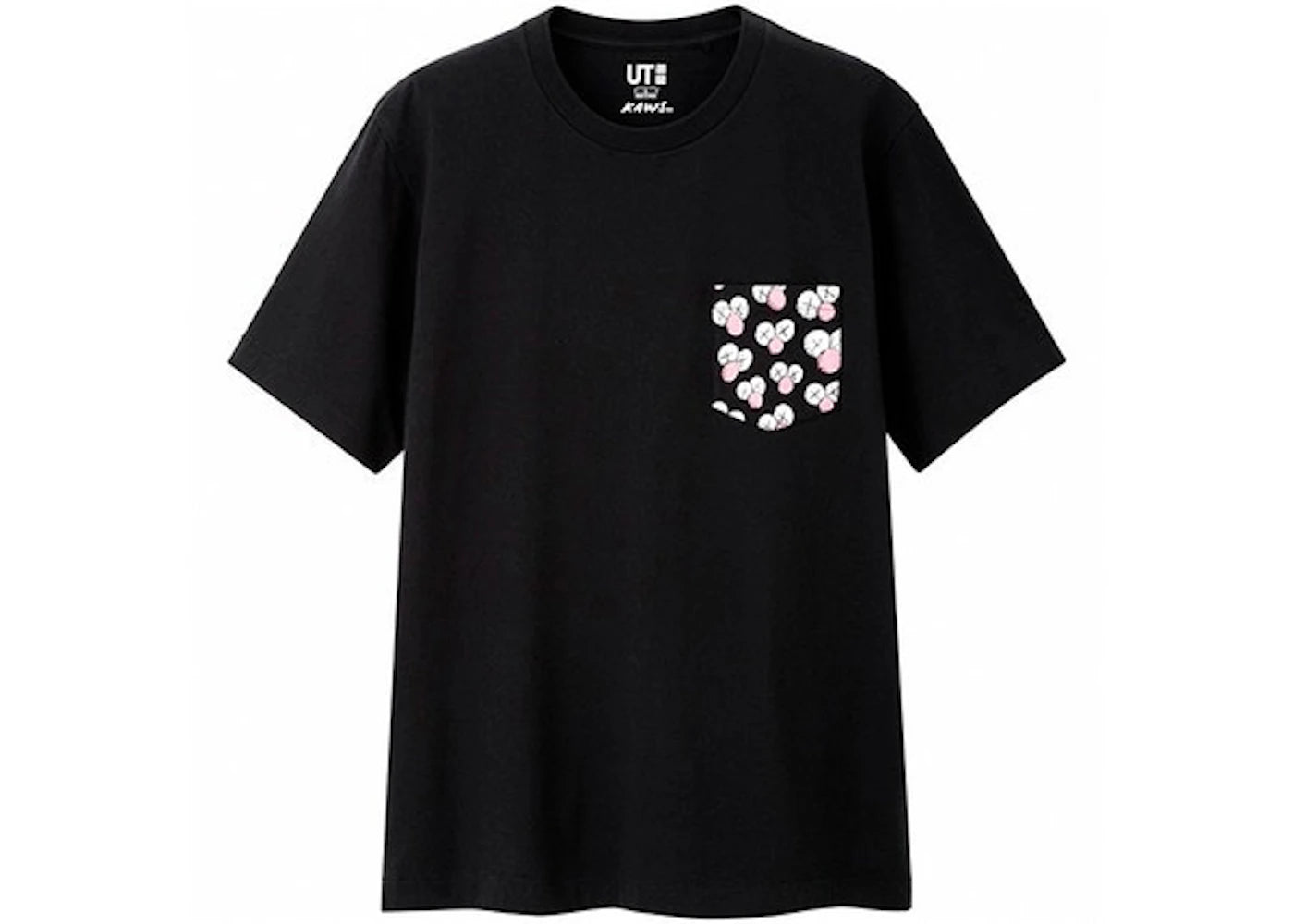 KAWS x Uniqlo BFF Pocket Tee (Japanese Sizing) Black