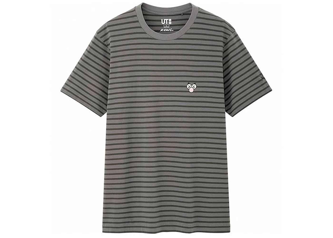 KAWS x Uniqlo BFF Striped Tee (US Sizing) Dark Grey
