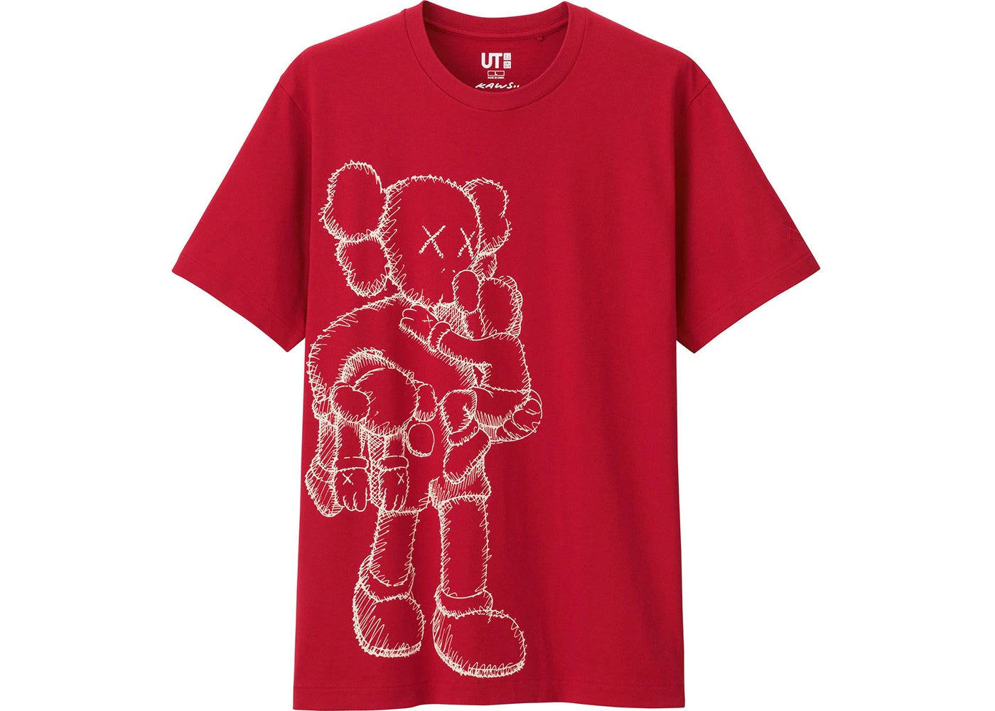 KAWS x Uniqlo Clean Slate Tee Red