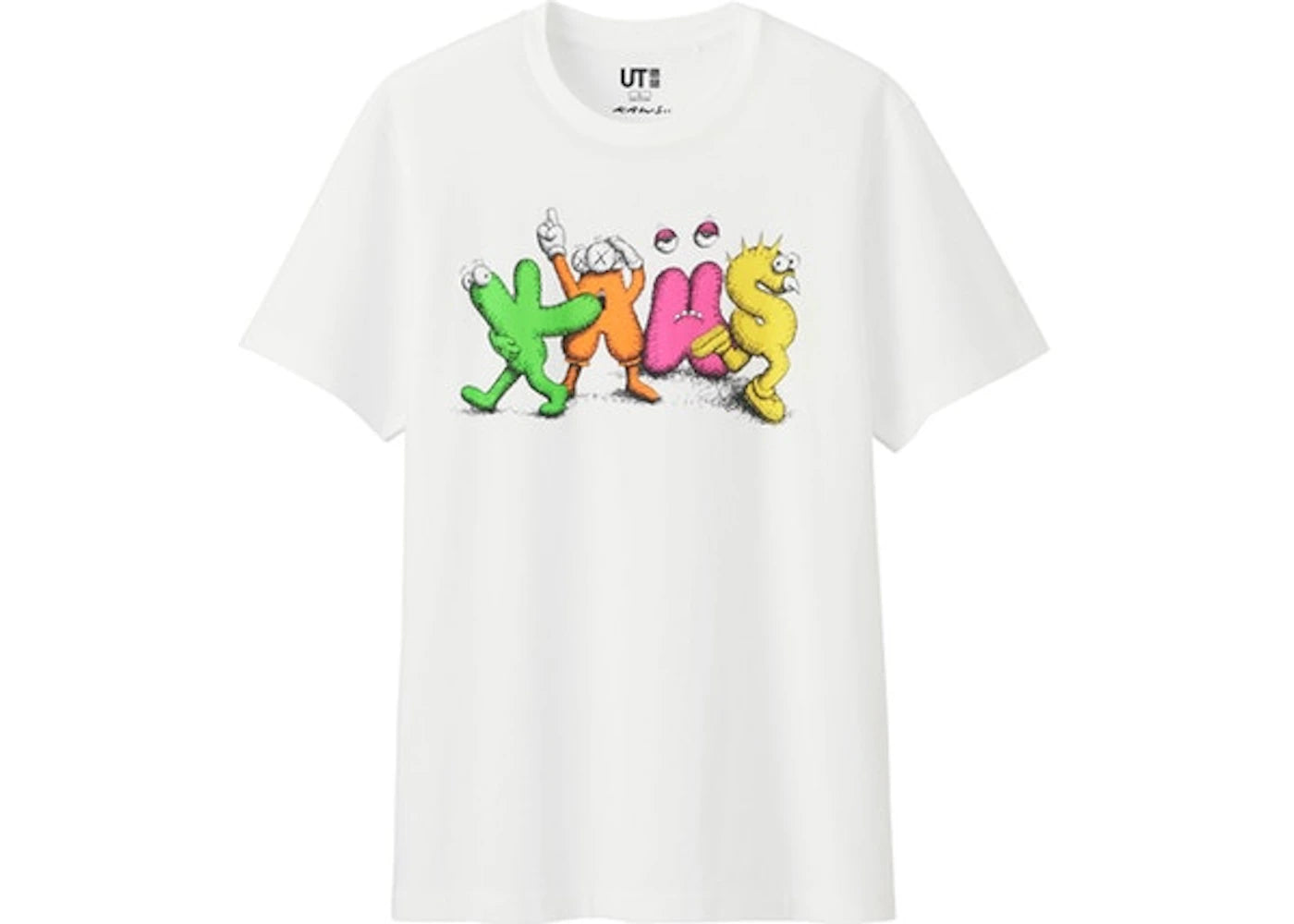 KAWS x Uniqlo Logo Tee (Asia Sizing) White