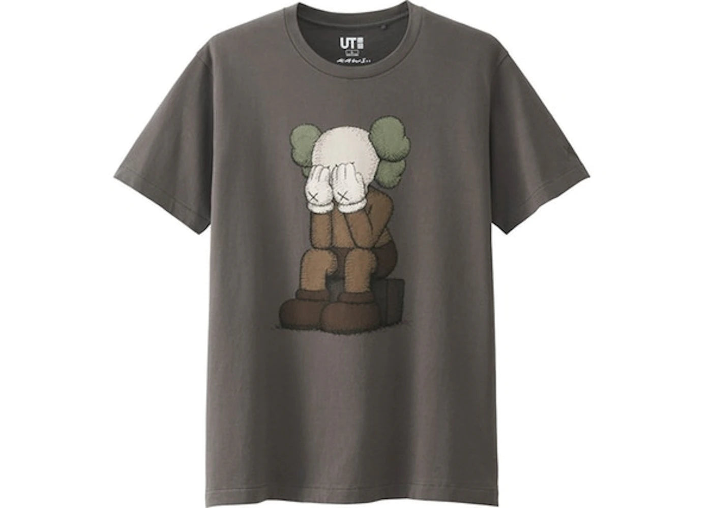 KAWS x Uniqlo Passing Through Tee (Japanese Sizing) Brown