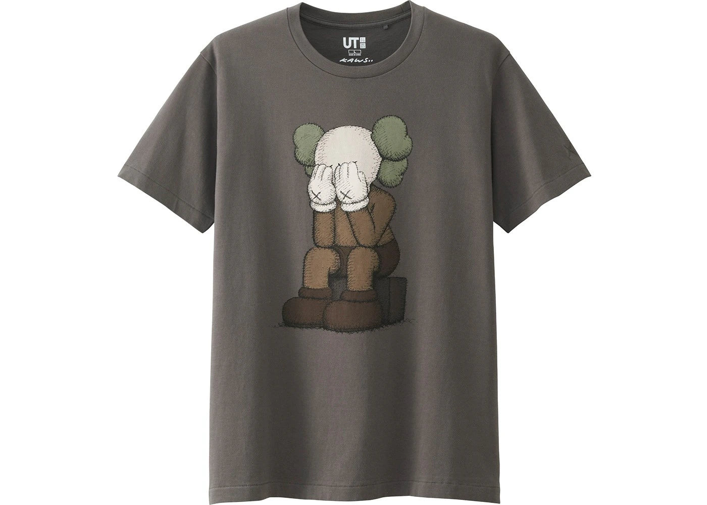 KAWS x Uniqlo Passing Through Tee Brown