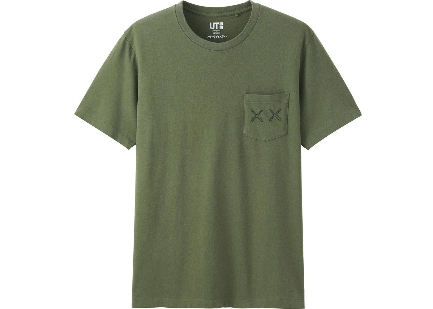 KAWS x Uniqlo XX Pocket Tee Olive