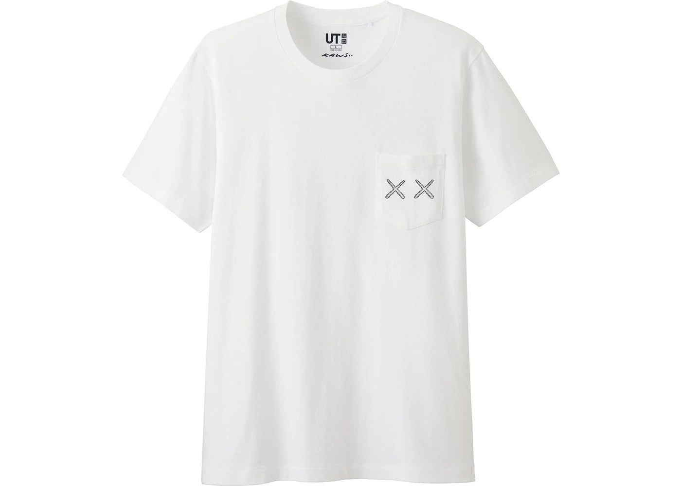 KAWS x Uniqlo XX Pocket Tee White