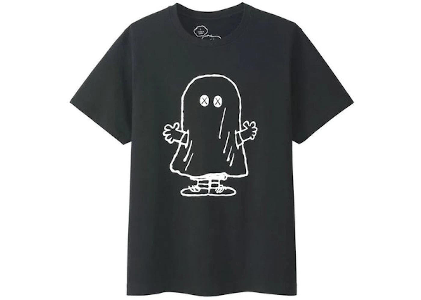 KAWS x Uniqlo x Peanuts Ghost Tee (Asia Sizing) Black