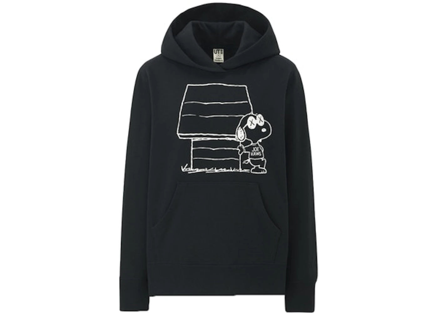 KAWS x Uniqlo x Peanuts Joe Kaws Doghouse Hoodie (Japanese Womens Sizing) Black