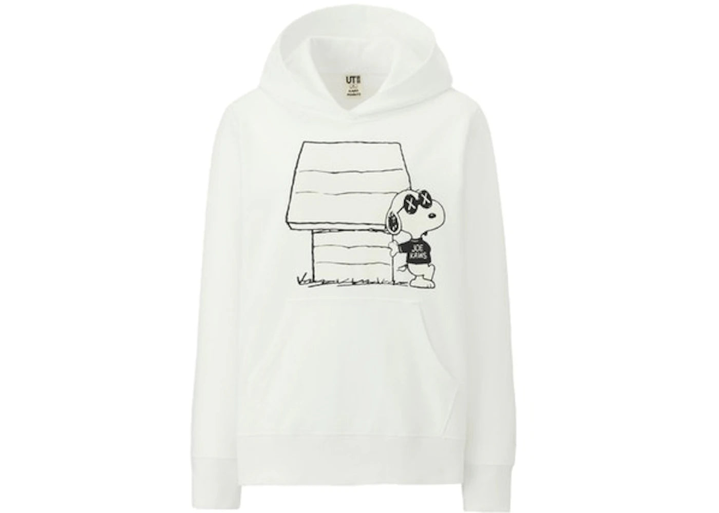 KAWS x Uniqlo x Peanuts Joe Kaws Doghouse Hoodie (Japanese Womens Sizing) White