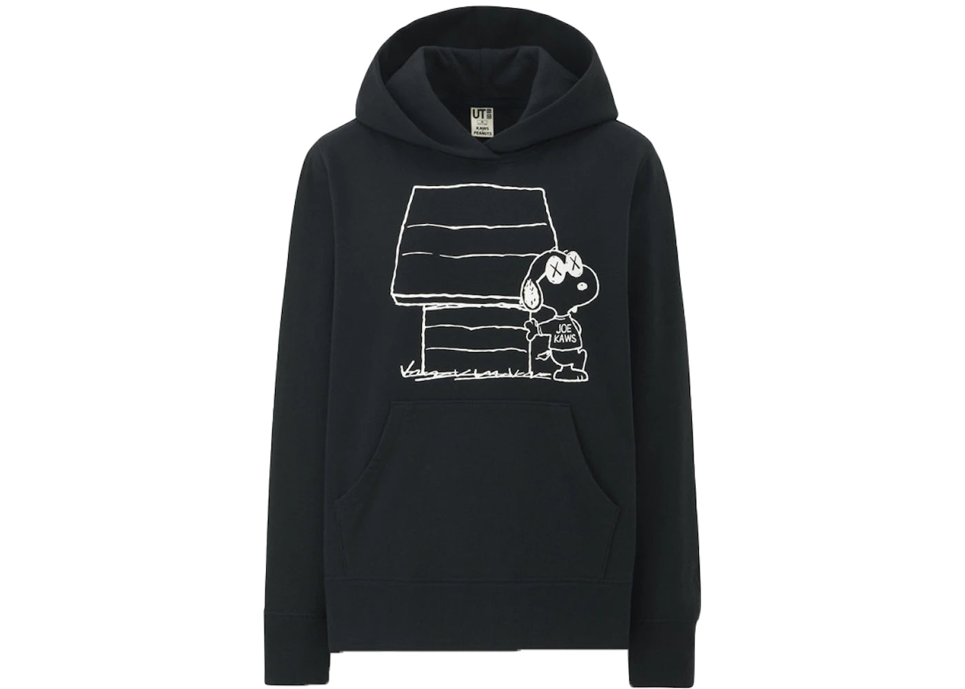 KAWS x Uniqlo x Peanuts Joe Kaws Doghouse Hoodie (US Womens Sizing) Black