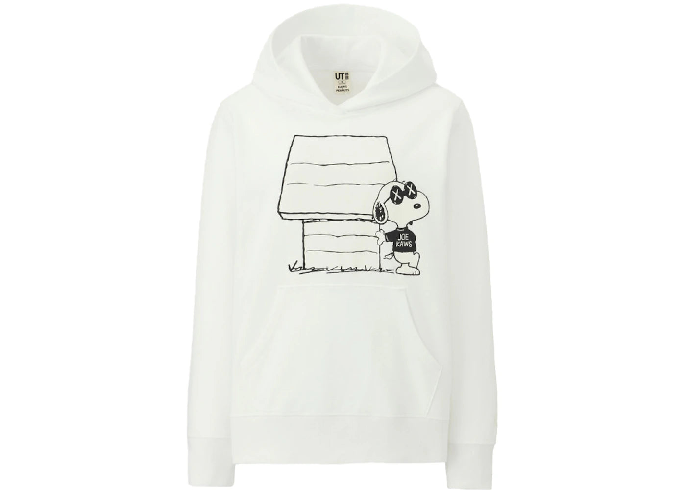 KAWS x Uniqlo x Peanuts Joe Kaws Doghouse Hoodie (US Womens Sizing) White