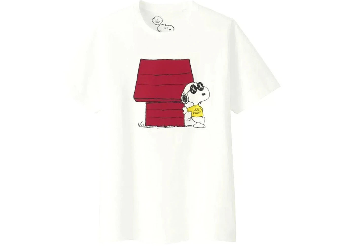 KAWS x Uniqlo x Peanuts Joe Kaws Doghouse Tee White