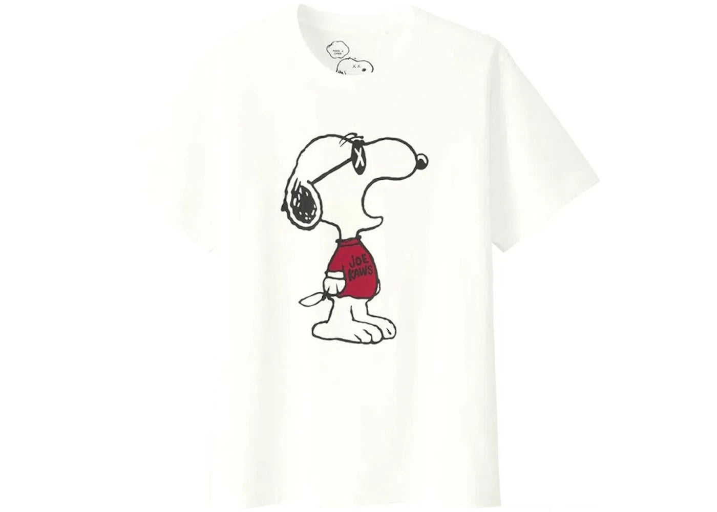 KAWS x Uniqlo x Peanuts Joe Kaws Yawn Tee White