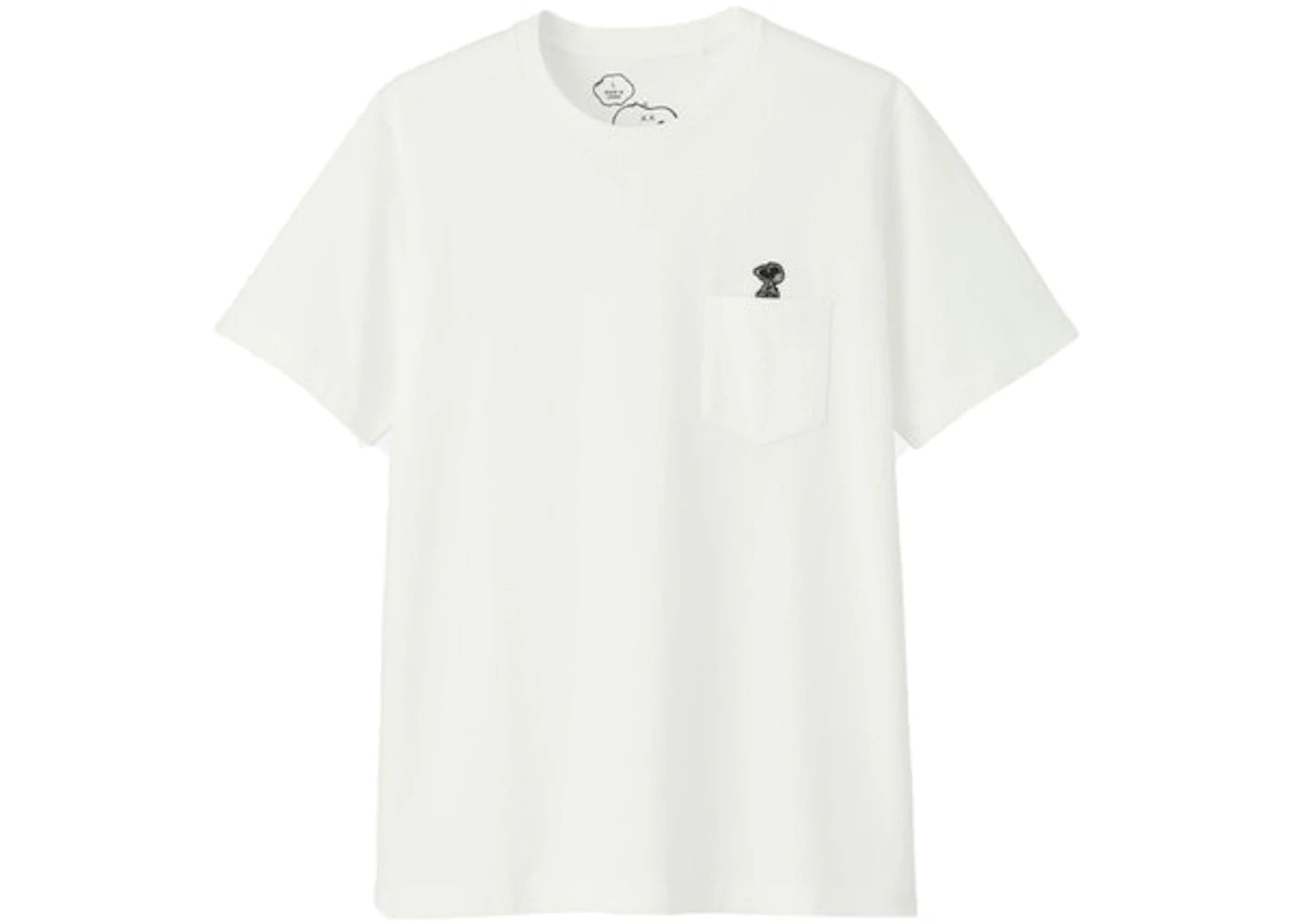 KAWS x Uniqlo x Peanuts Snoopy Pocket Tee (Japanese Sizing) (FW17) White