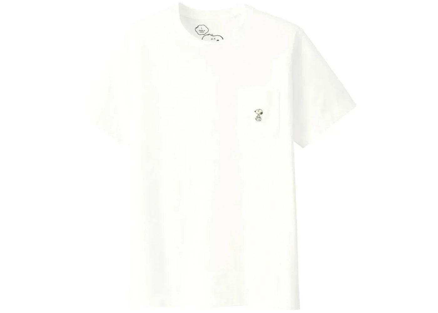 KAWS x Uniqlo x Peanuts Snoopy Pocket Tee White