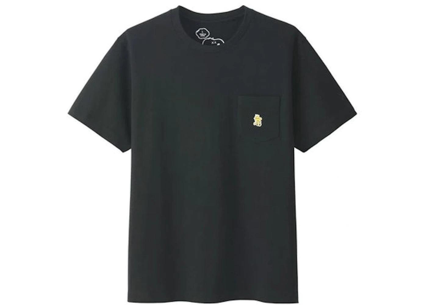 KAWS x Uniqlo x Peanuts Woodstock Pocket Tee (Asia Sizing) Black