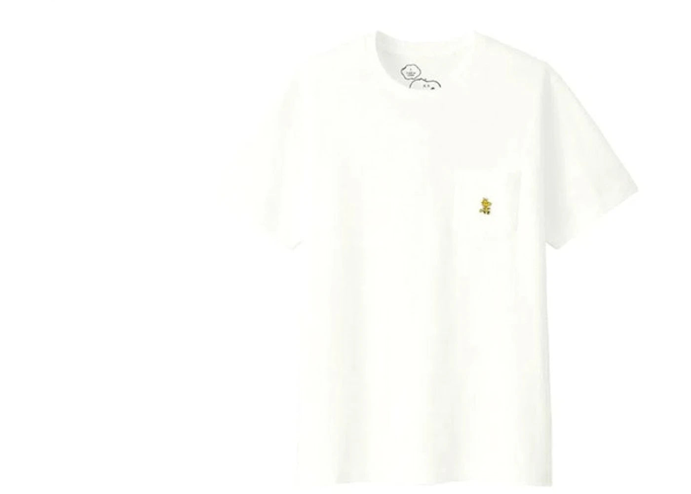 KAWS x Uniqlo x Peanuts Woodstock Pocket Tee (Japanese Sizing) White