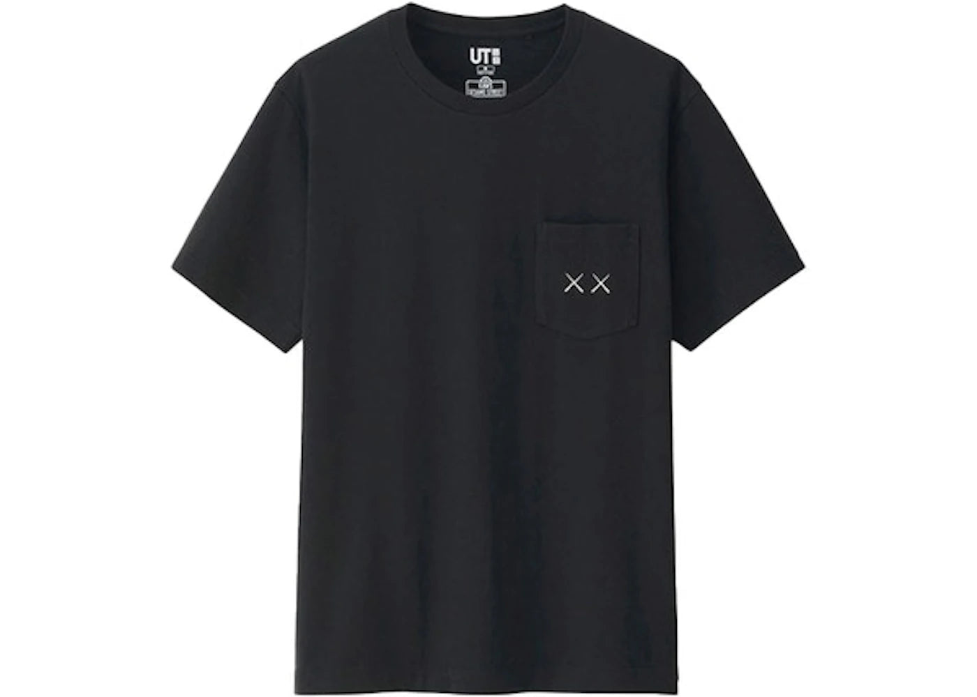 KAWS x Uniqlo x Sesame Street XX Pocket Tee (Japanese Sizing) Black