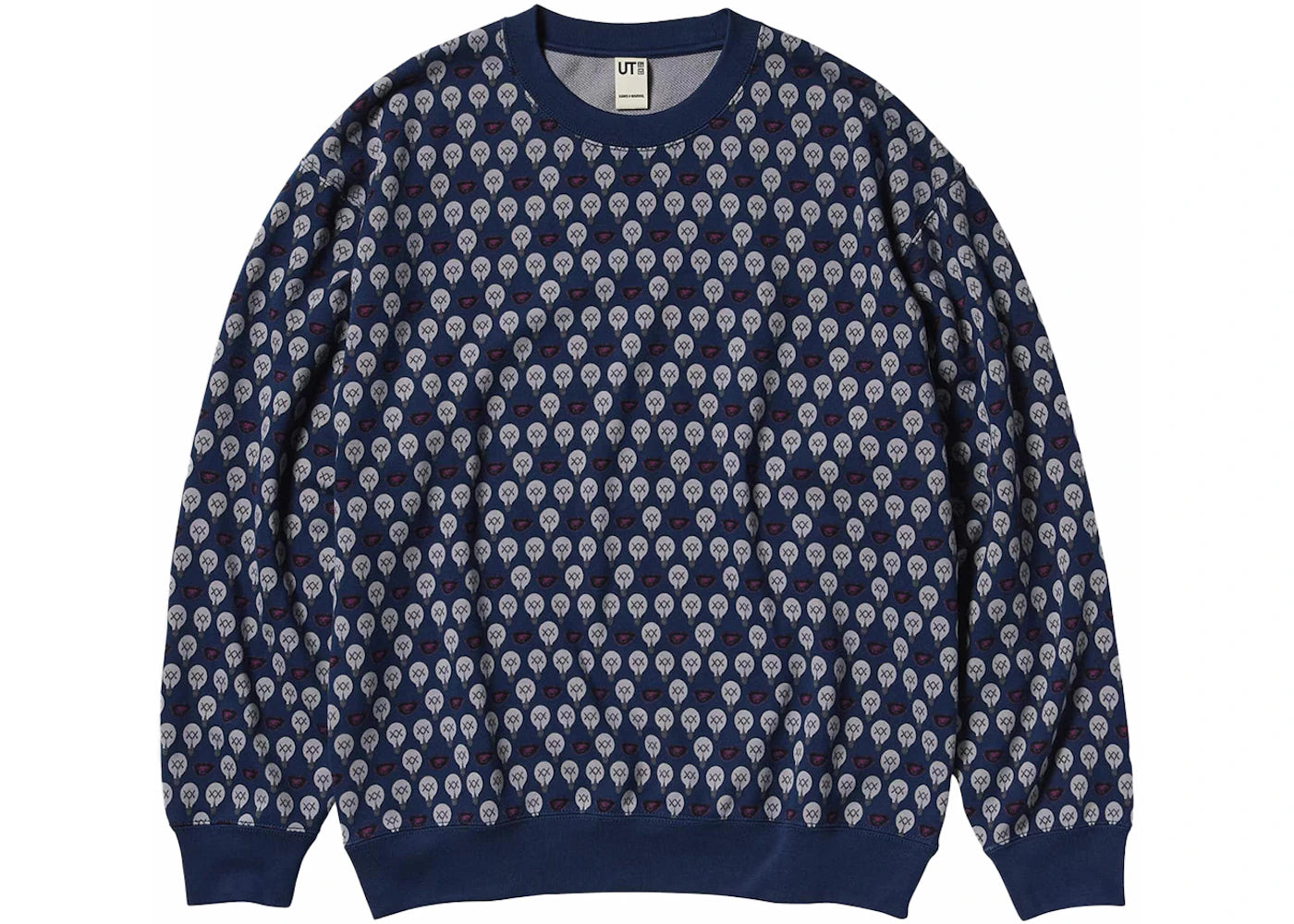 KAWS x Uniqlo Warhol Graphic 477201 Sweatshirt Navy