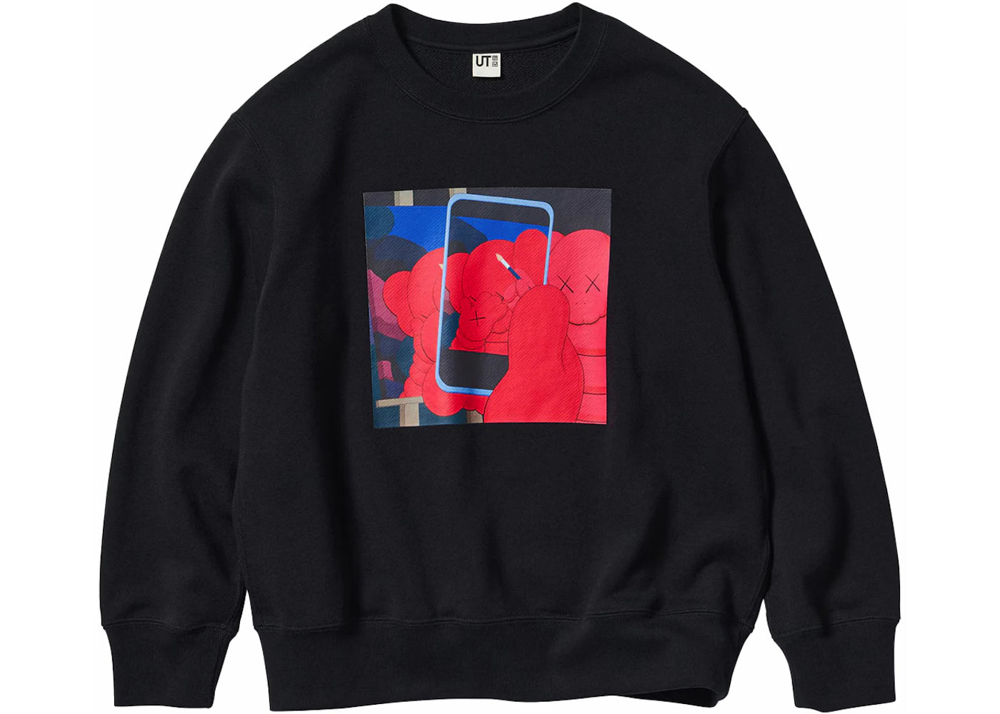 KAWS x Uniqlo Warhol Kids' Graphic 476408 Sweatshirt Black
