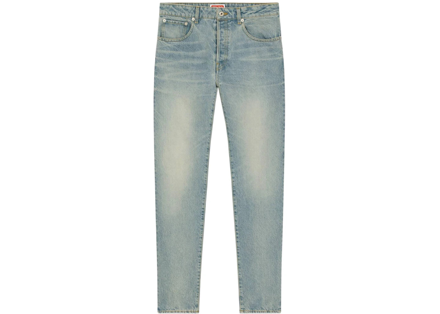 KENZO Bara Slim Jeans Medium Stone Blue Denim