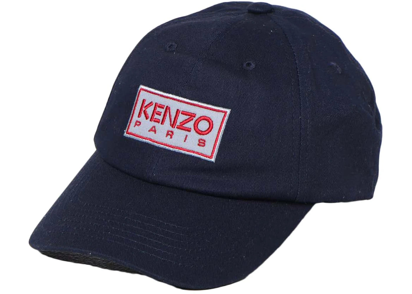 KENZO Logo Patch Baseball Hat Navy