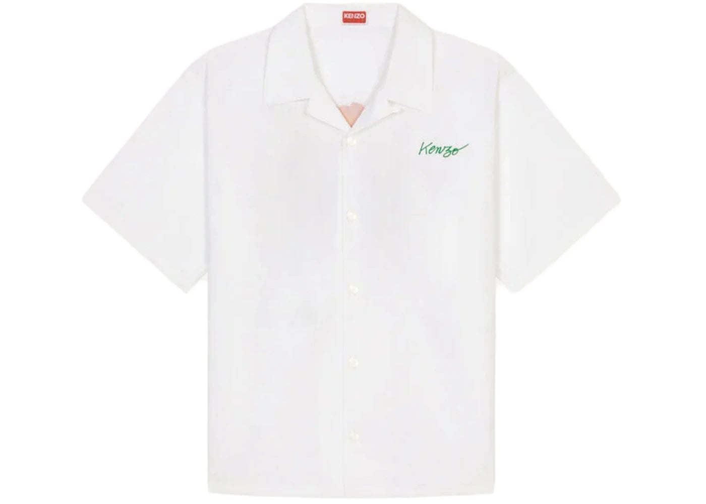 KENZO POPPY by Nigo Hawaiian Shirt White