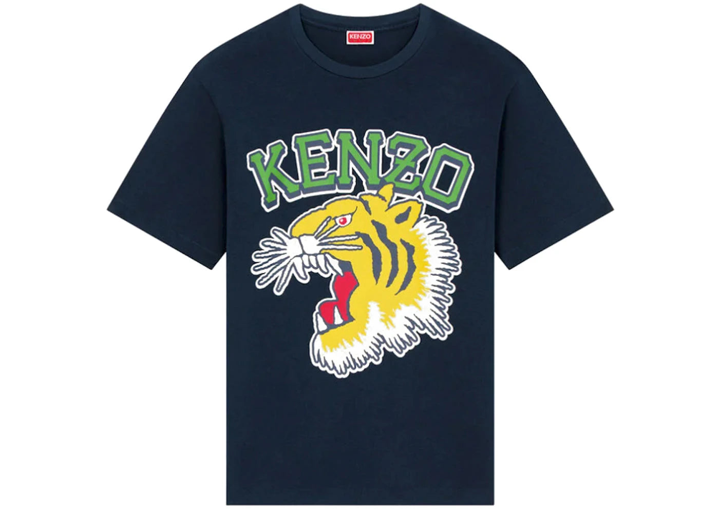 KENZO Tiger Varsity Relaxed T-Shirt Midnight Blue