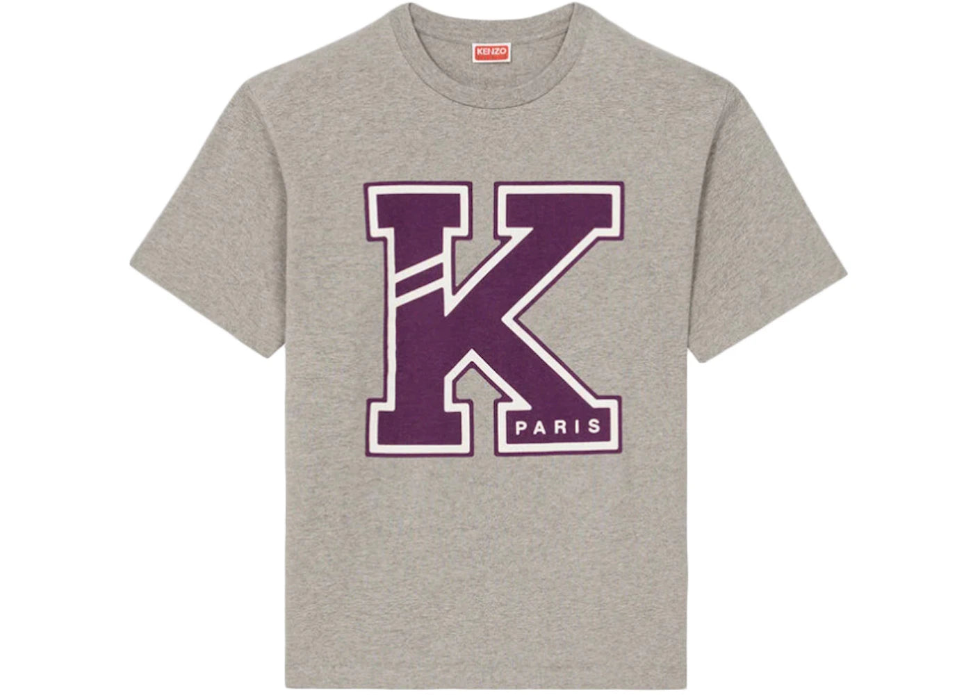 KENZO Varsity T-Shirt Pearl Grey