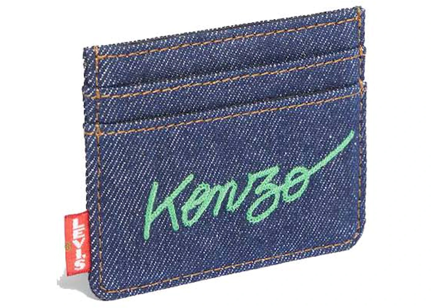 KENZO x LEVI'S Denim Card Holder Rinse Blue Denim