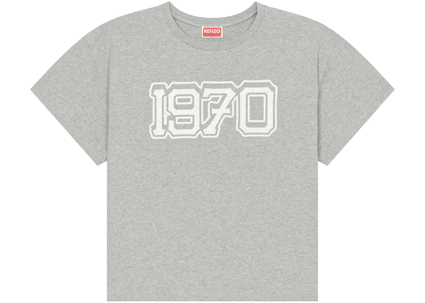 KENZO x Nigo 1970 Varsity Boxy T-Shirt Pearl Grey