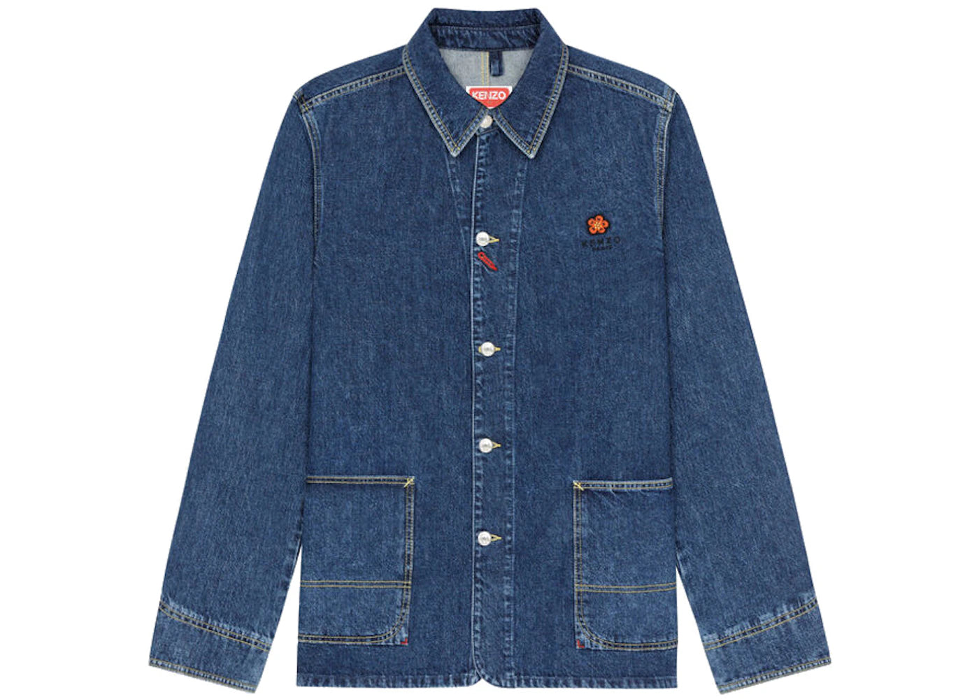 KENZO x Nigo Boke Flower Crest Denim Workwear Jacket Blue