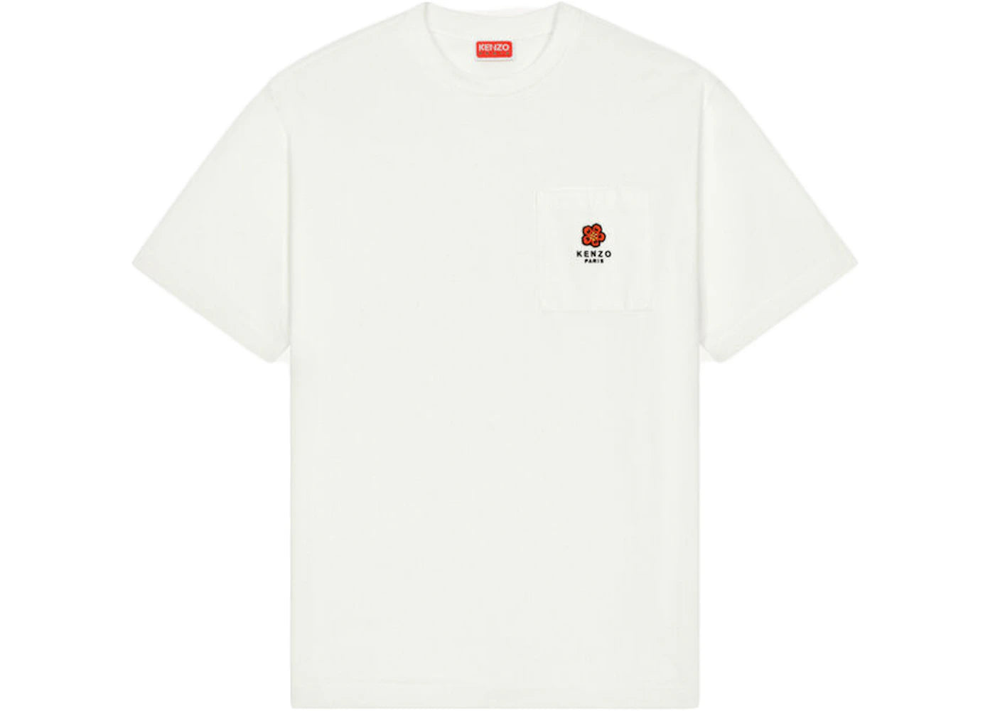 KENZO x Nigo Boke Flower Crest On Pocket T-Shirt Off White
