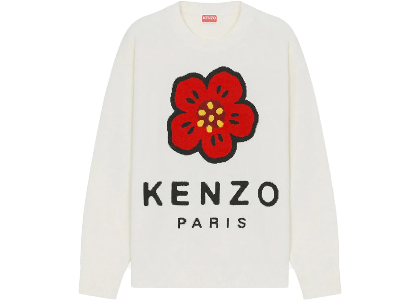 KENZO x Nigo Boke Flower Marino Wool Jumper Off White
