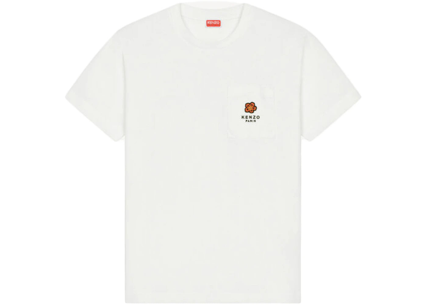 KENZO x Nigo Boke Flower Women's Crest On Pocket T-Shirt Off White