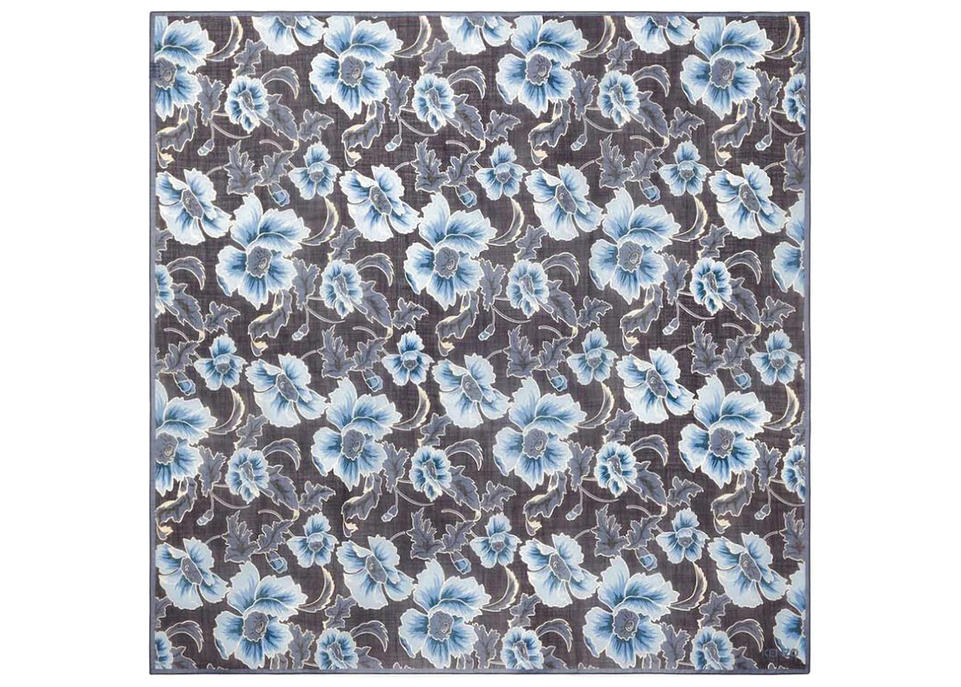 KENZO x Nigo Jungle Camo Large Wool Square Midnight Blue