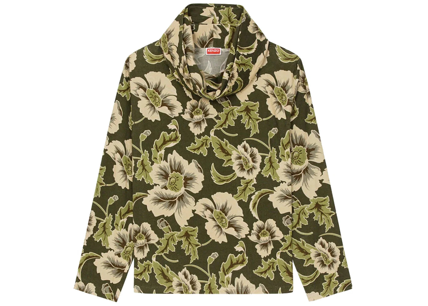 KENZO x Nigo Jungle Camo Velvet Top Dark Khaki