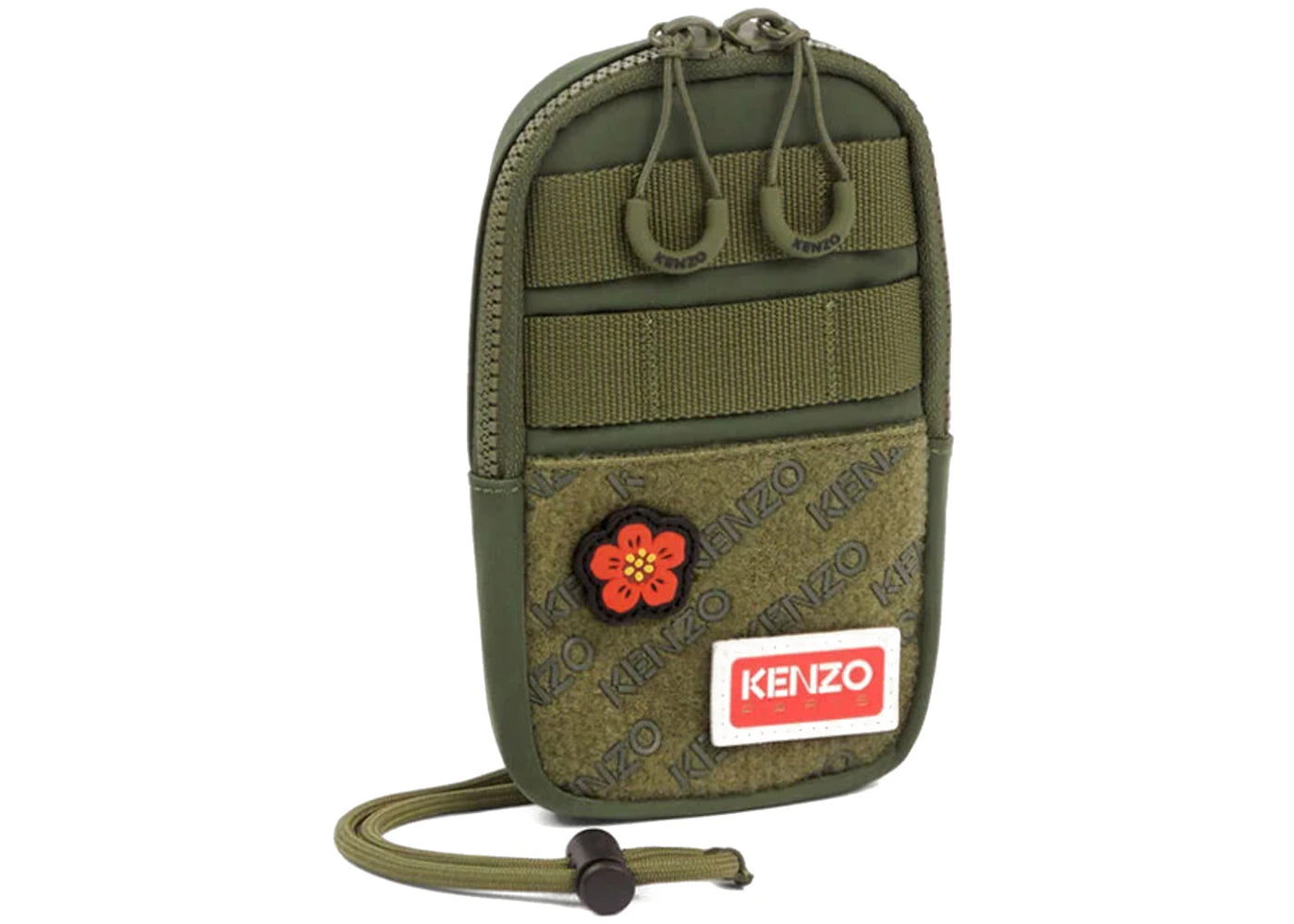 KENZO x Nigo Jungle Phone Pocket Crossbody Bag Dark Khaki