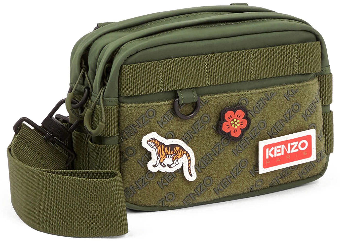KENZO x Nigo Jungle Sholder Bag Dark Khaki