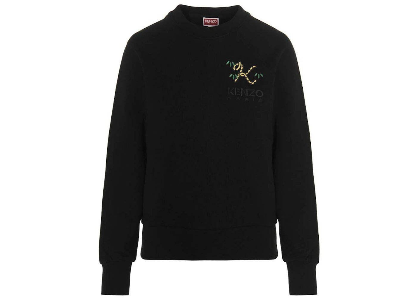 KENZO x Nigo Tiger Tail Logo Embridered Sweatshirt Black