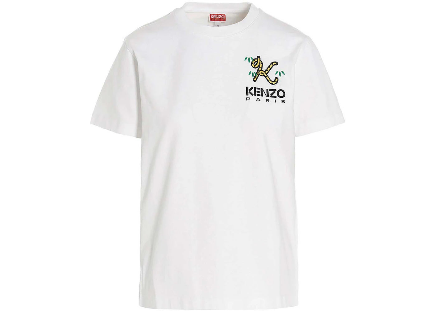 KENZO x Nigo Tiger Tail Logo Embridered T-shirt White