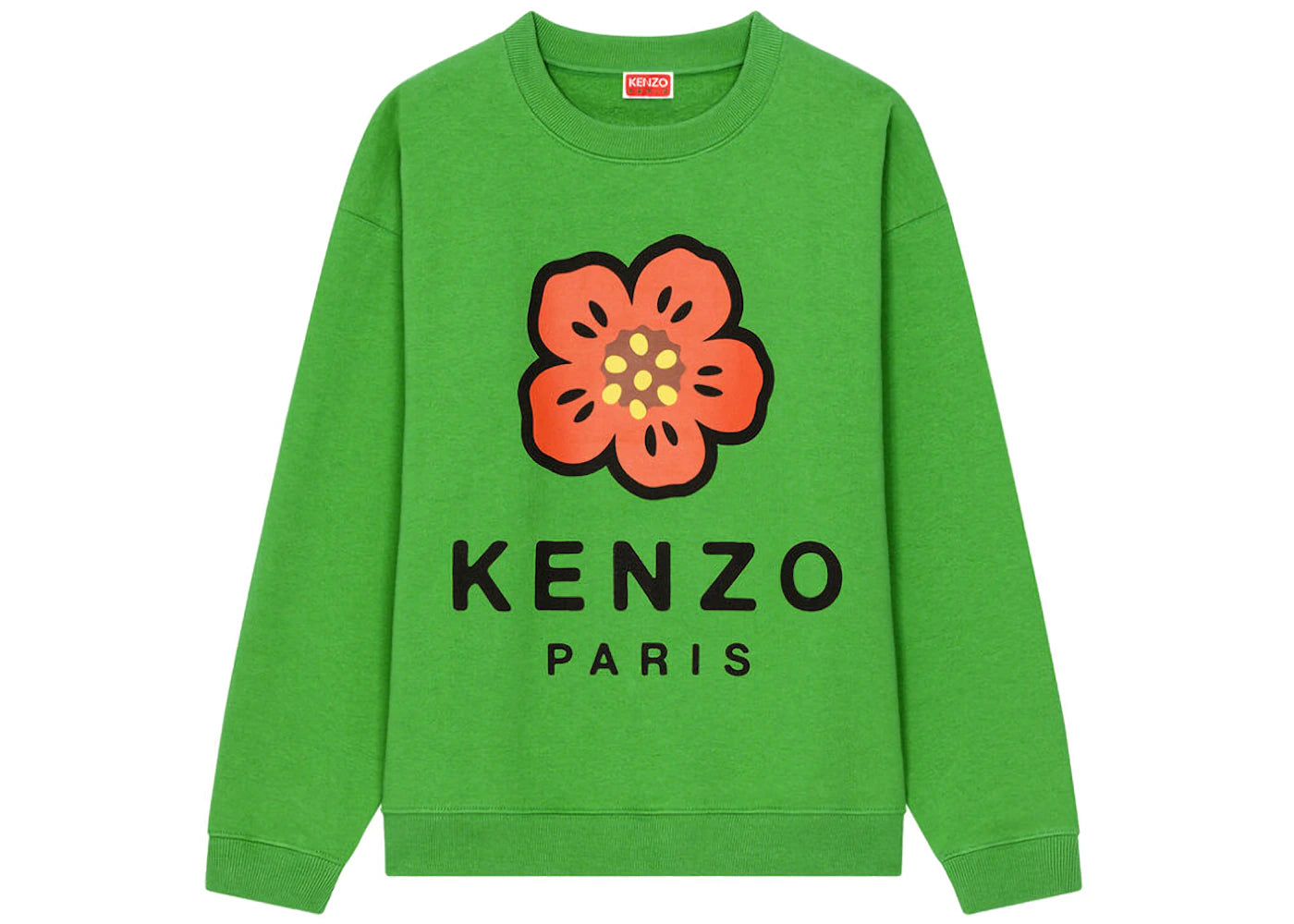 KENZO x Nigo Womens Boke Flower Crewneck Sweatshirt Grass Green