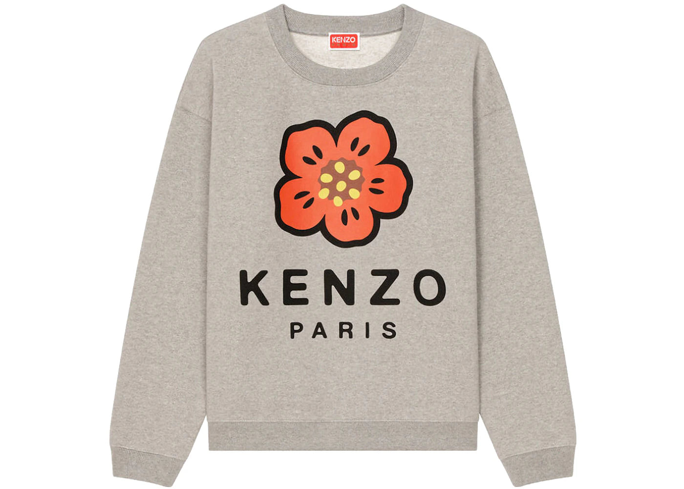 KENZO x Nigo Womens Boke Flower Crewneck Sweatshirt Pearl Grey