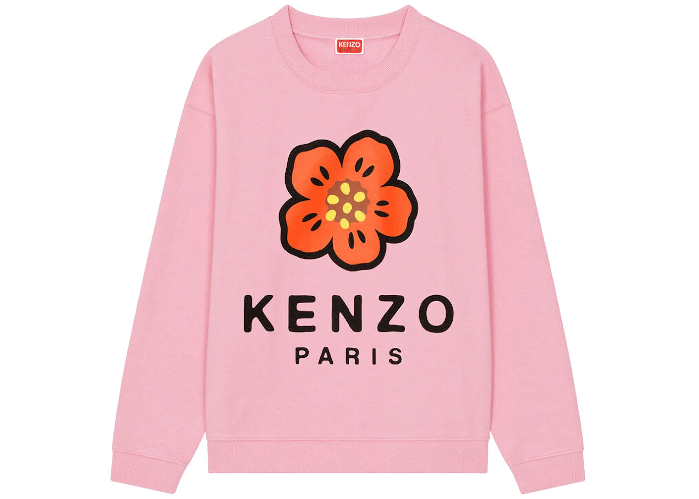 KENZO x Nigo Womens Boke Flower Crewneck Sweatshirt Rose