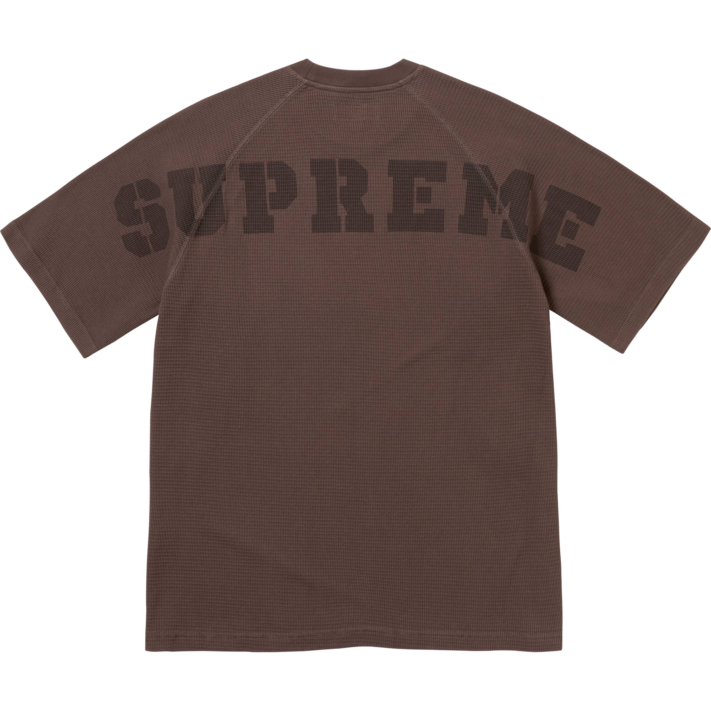Supreme Stencil Thermal S/S Top - Brown