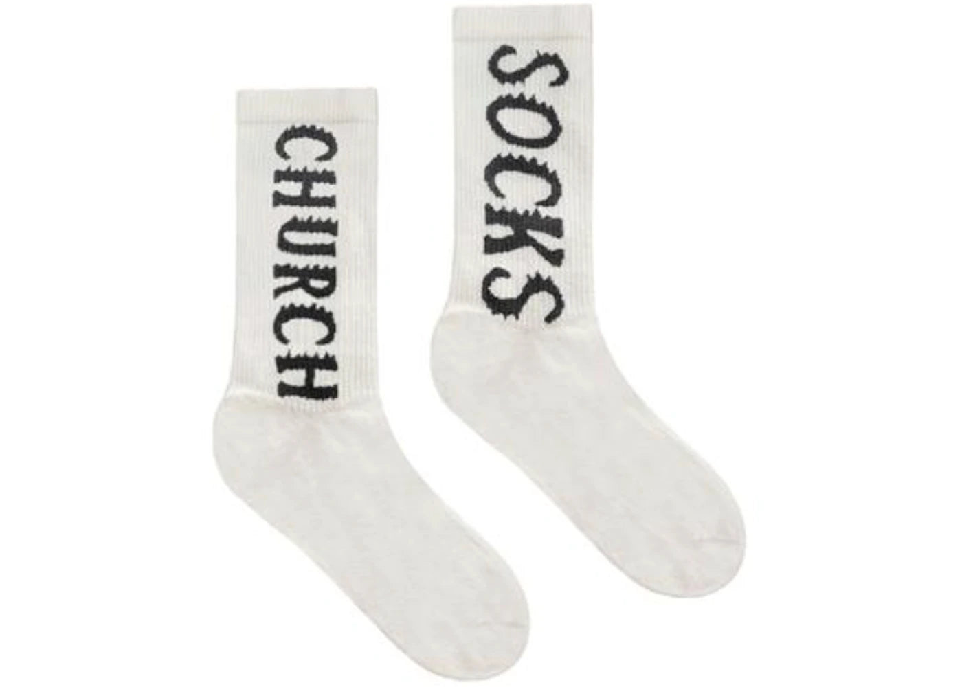 Kanye West Jesus Walks Socks (2 Pack) Bone Soot