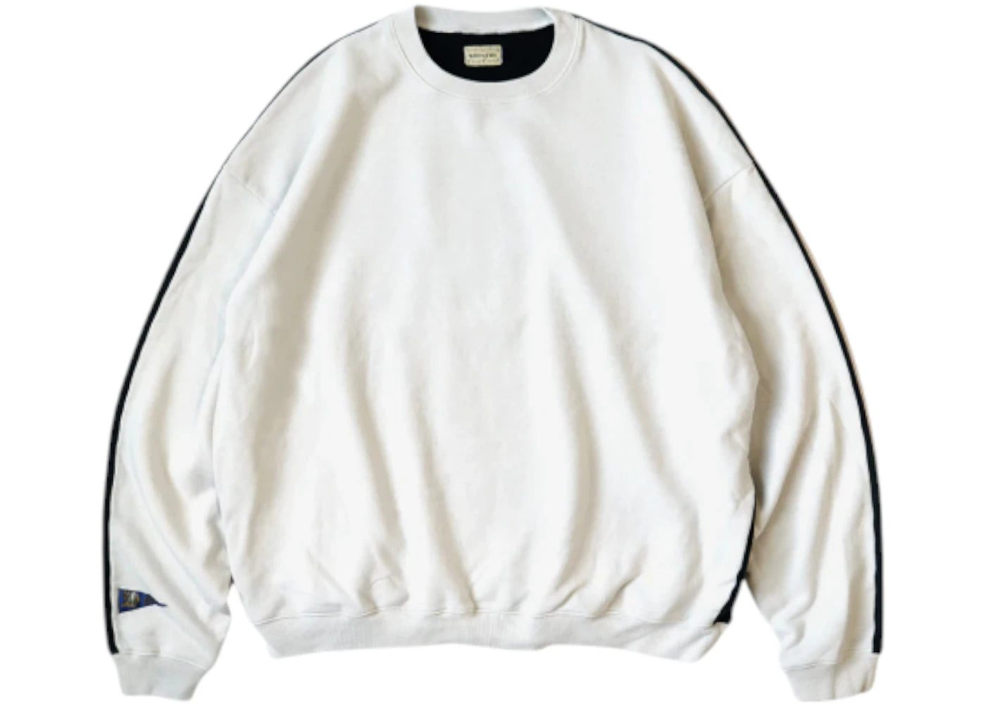 Kapital 2 Tone Big Fleece Kinari Sweatshirt Black