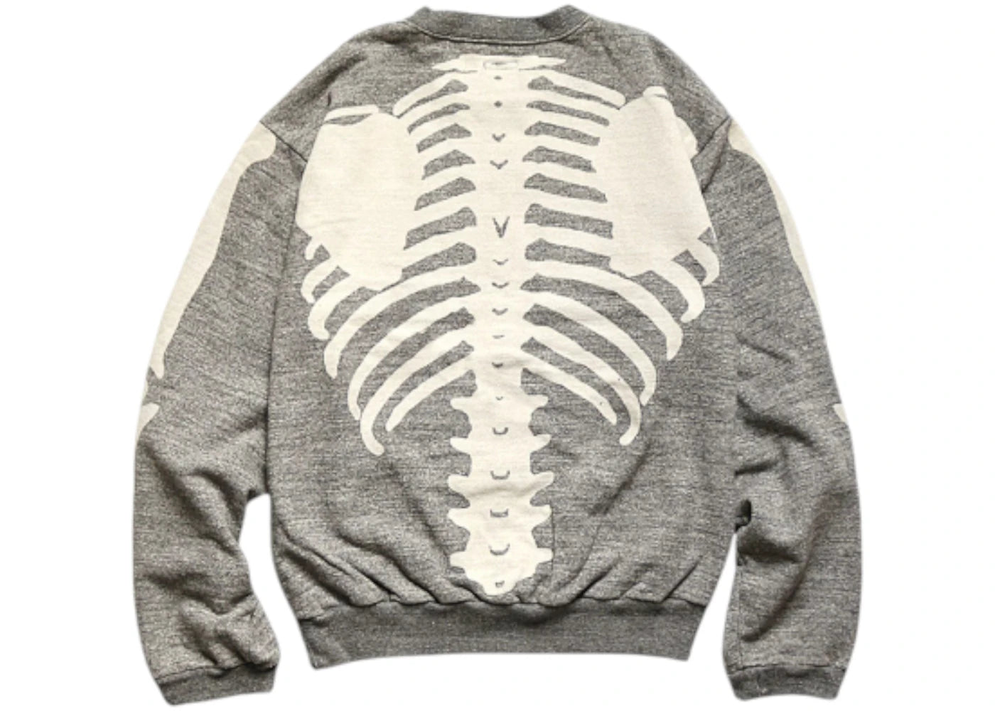 Kapital Fleece Big Crewneck Sweater Heather Charcoal